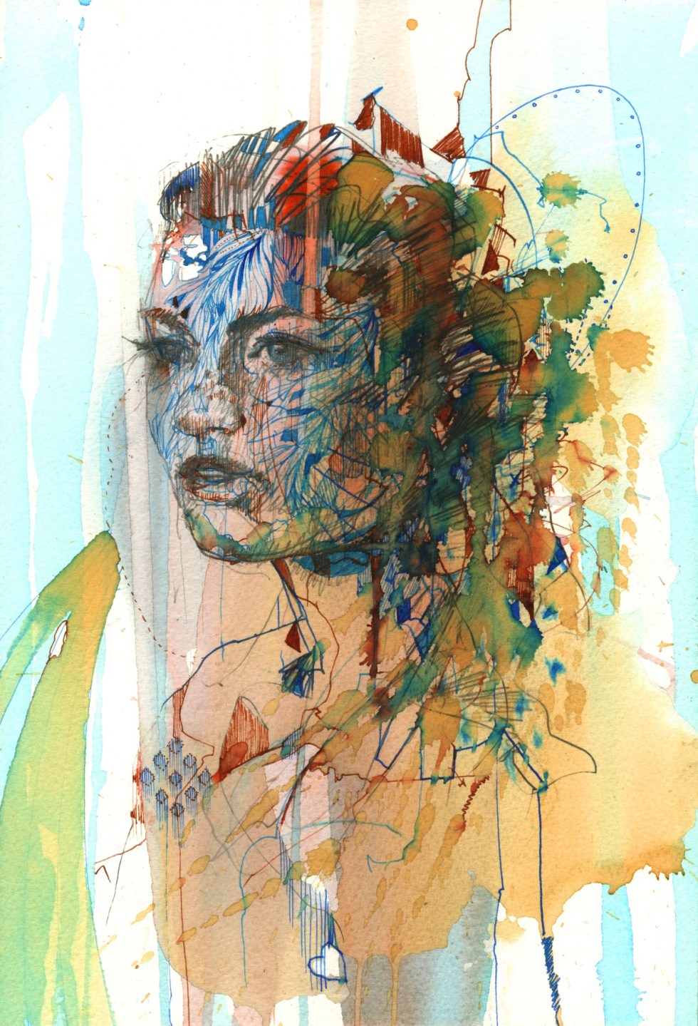Carne Griffiths Blog – Artwork made with ink, tea and alcohol