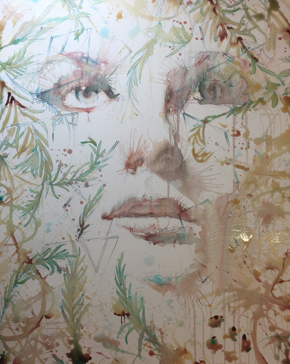 Just out of reach, detail by Carne Griffiths